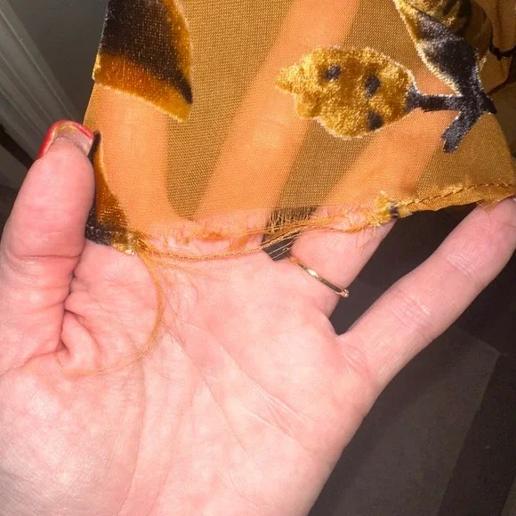 Anthropologie Hutch Zola velvet‎ maxi dress size XS - Picture 9 of 10